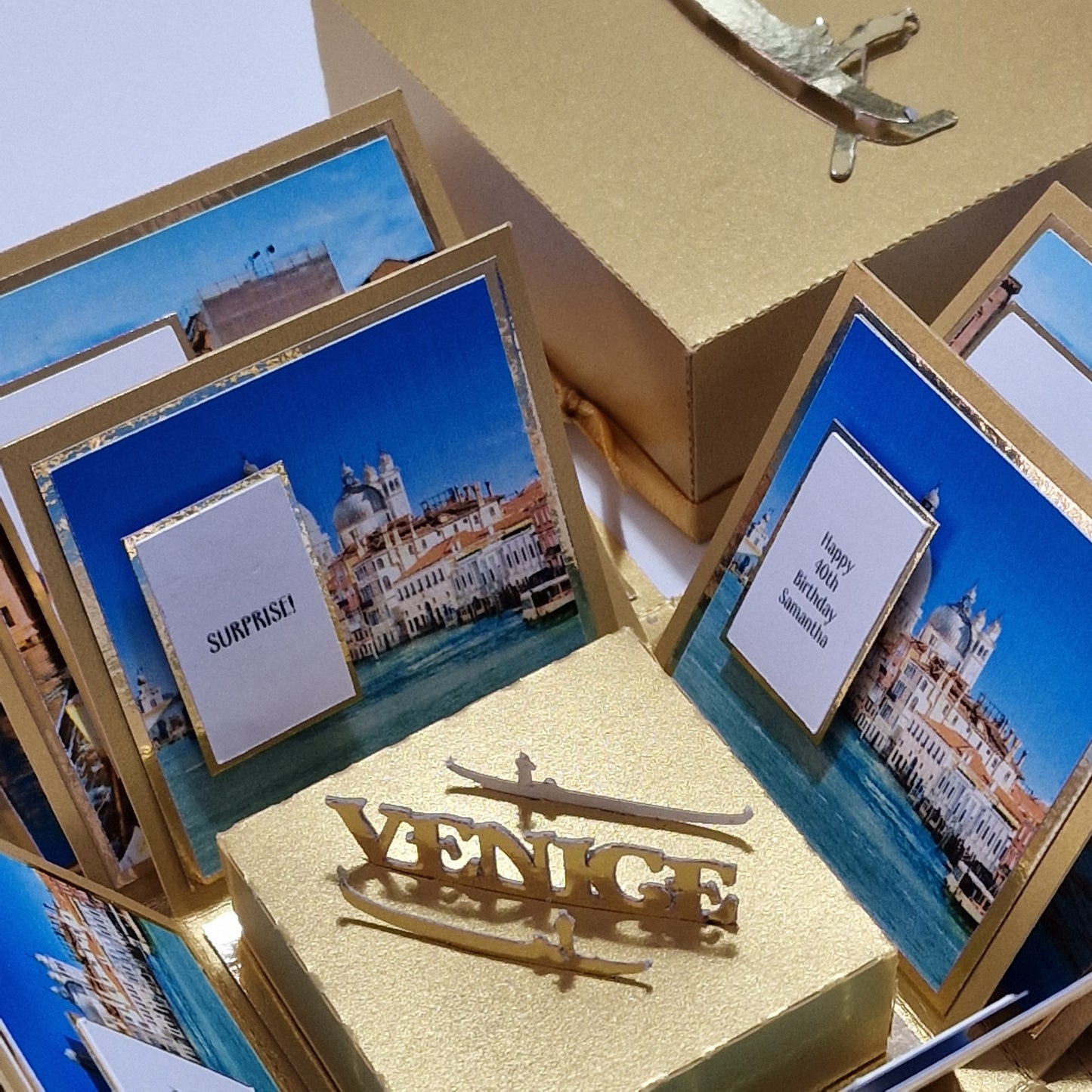 Exploding Occasions Box - Trip Reveal VENICE