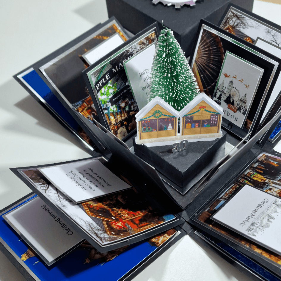 Magic Christmas Market Reveal Box by Exploding Box Co – EXPLODING BOX CO