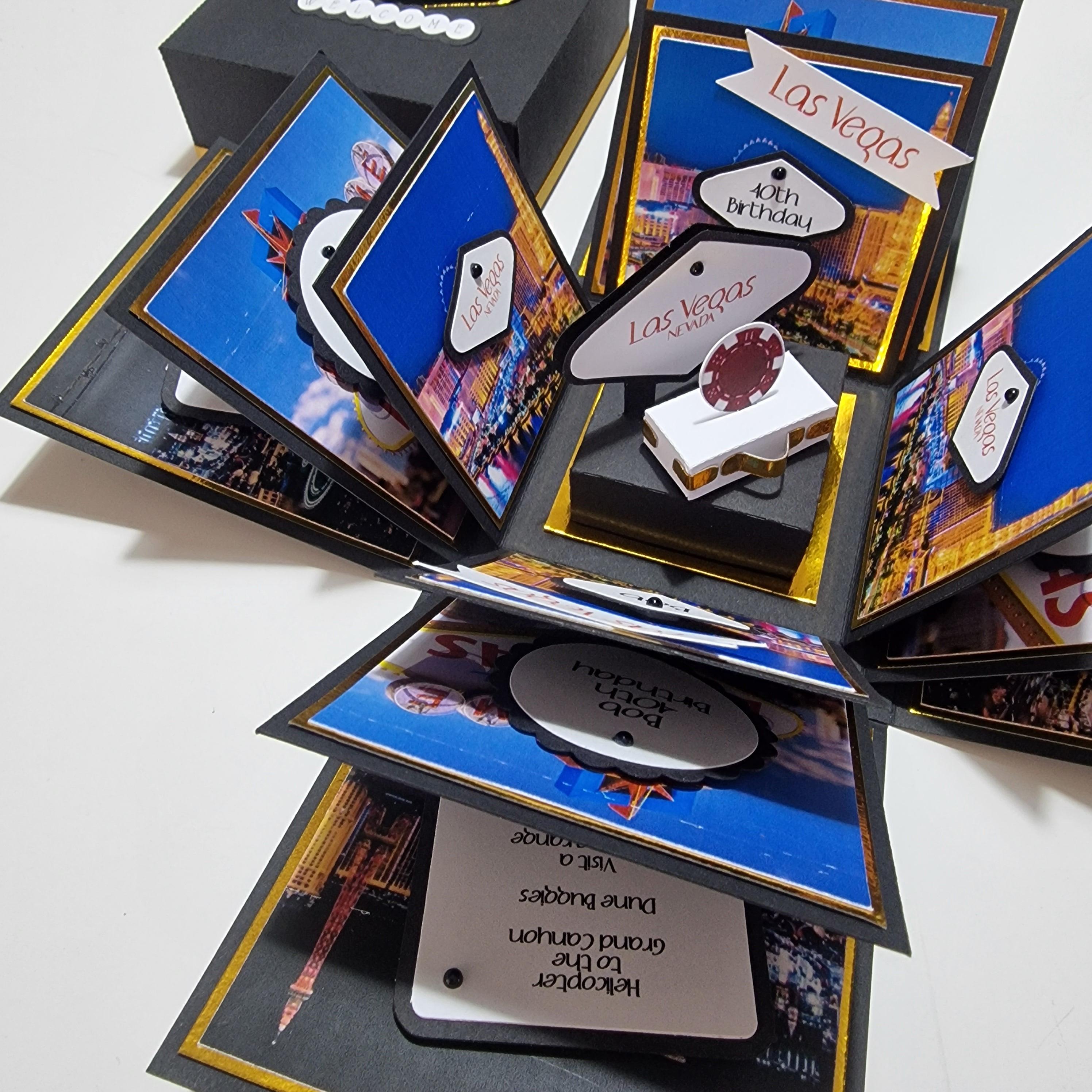 Exploding Box Restaurant Las Vegas Exploding Trip Reveal Box by Exploding Box Co – EXPLODING BOX CO
