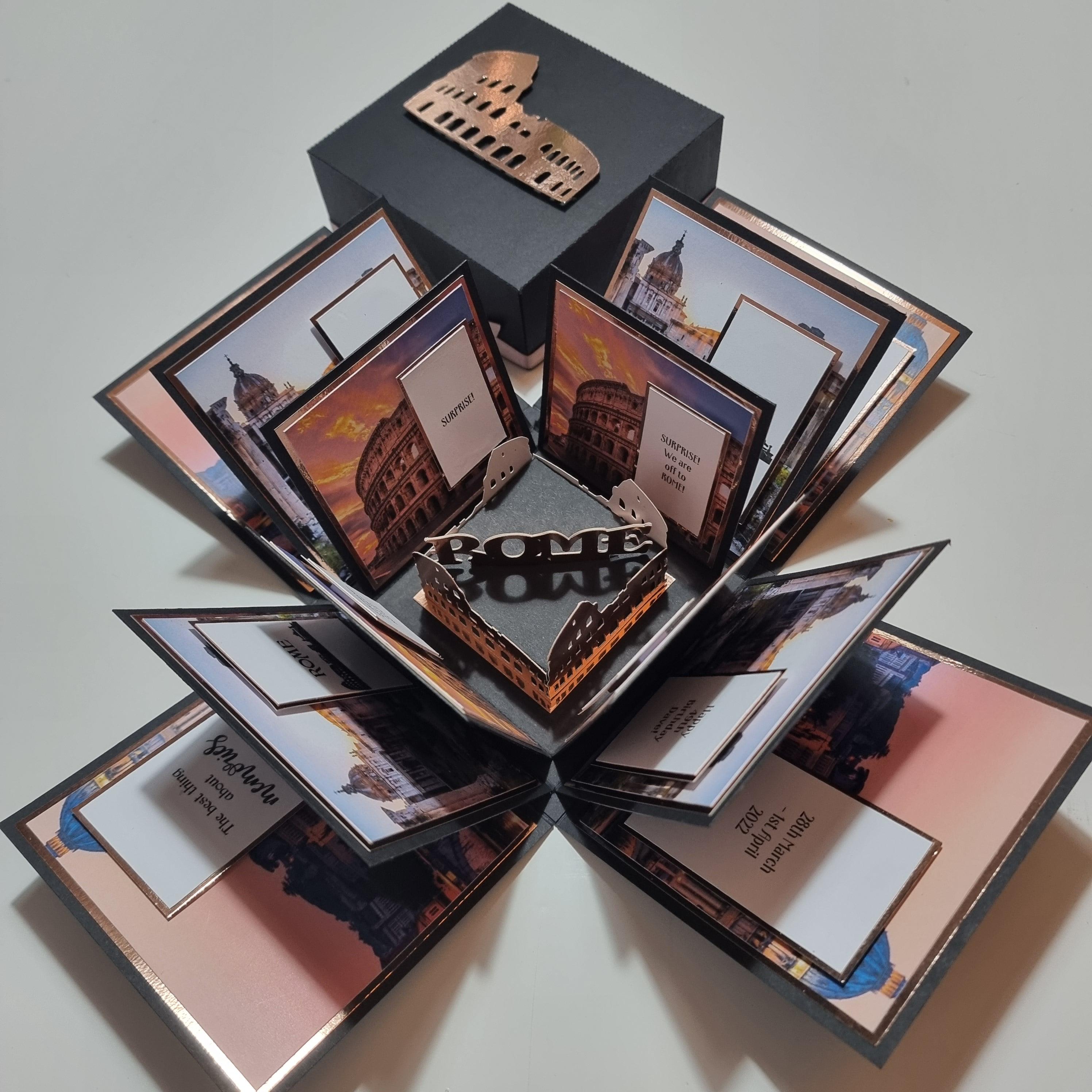 Exploding Box Restaurant Rome Trip Surprise Box by Exploding Box Co – EXPLODING BOX CO