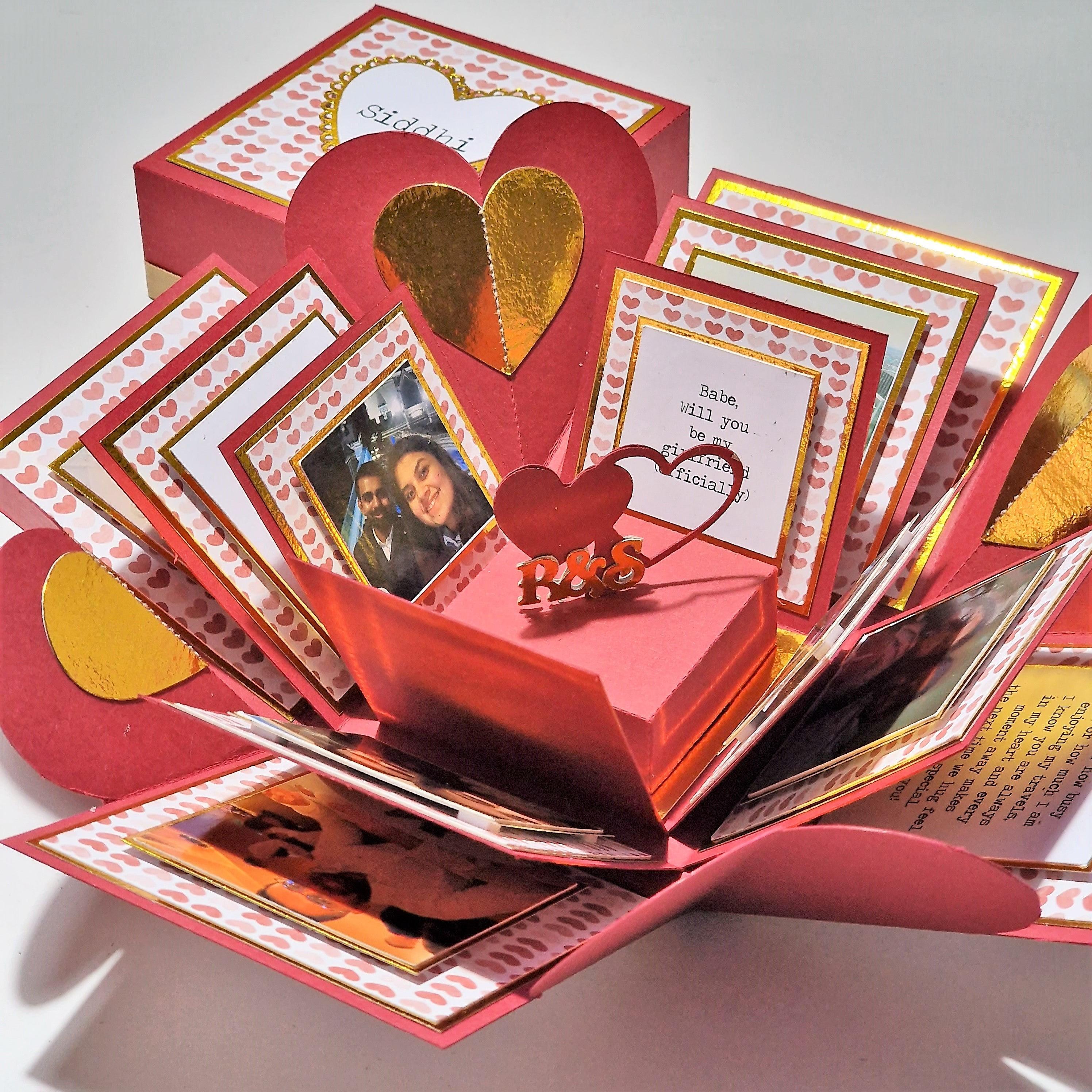 Custom Built Proposal Box - Exploding Proposal - Ring Box - Will you m ...