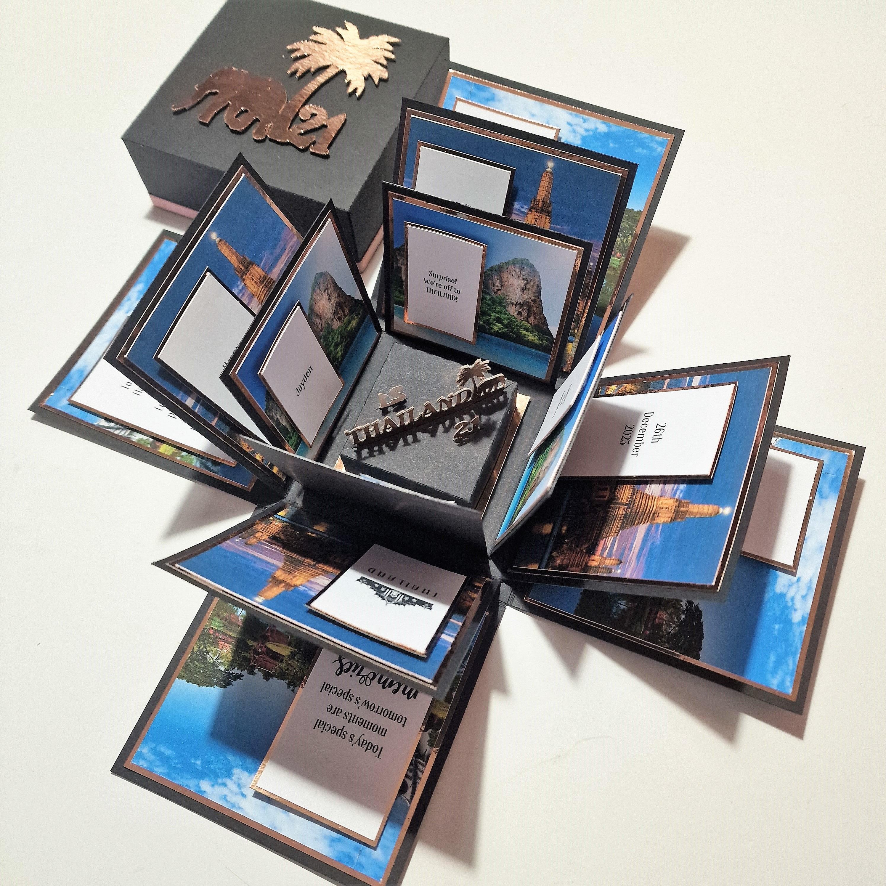 Thailand Special Occasion | Celebration Trip Reveal Explosion Box ...