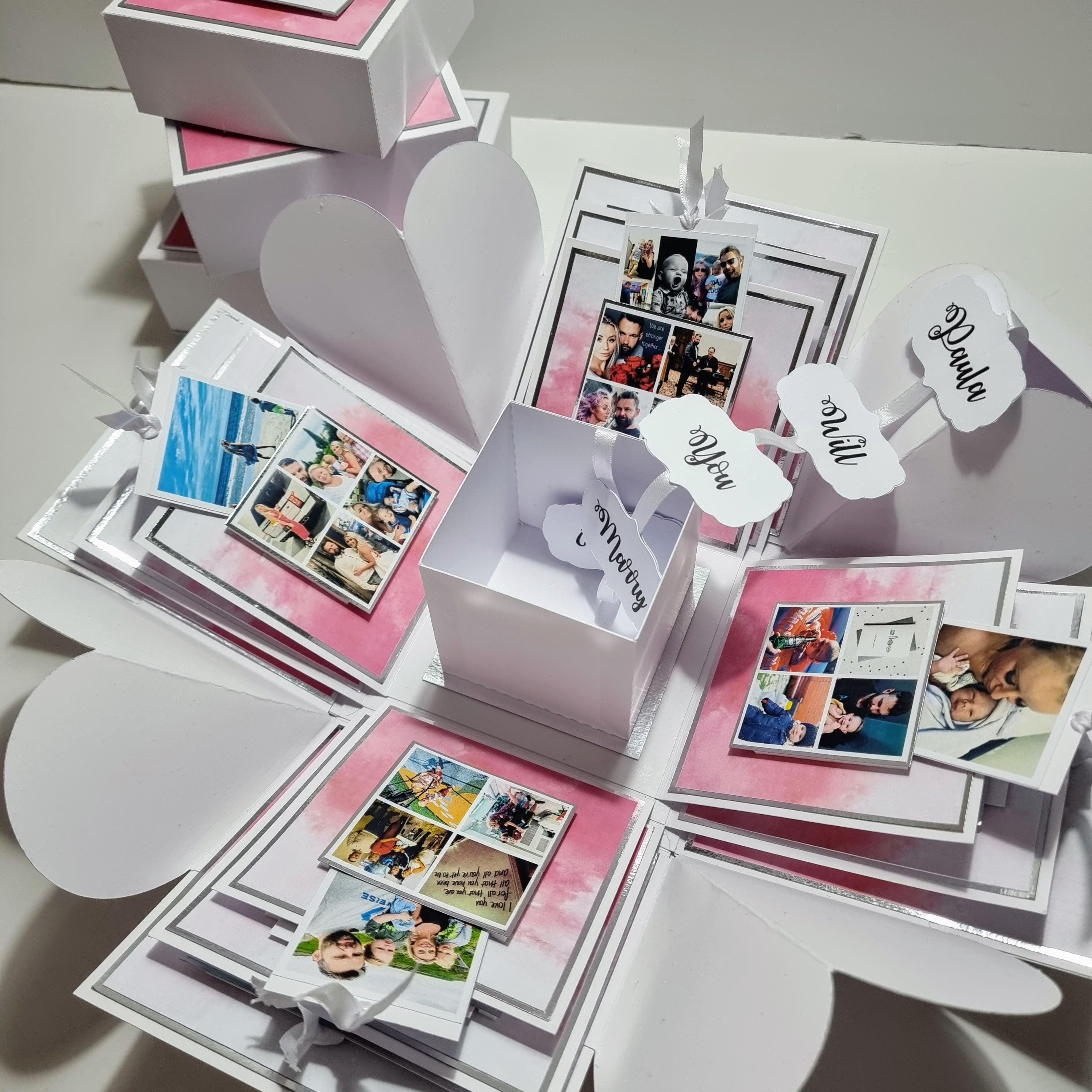 Custom Built Proposal Box - Exploding Proposal - Ring Box - Will you m ...