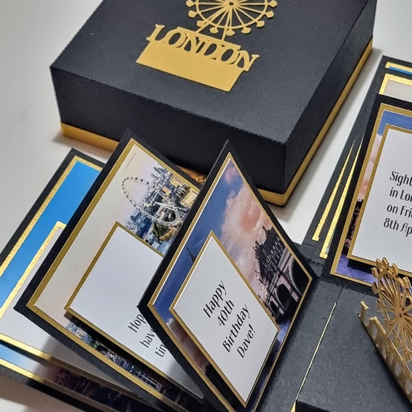 Exploding Occasions Box - Trip Reveal LONDON